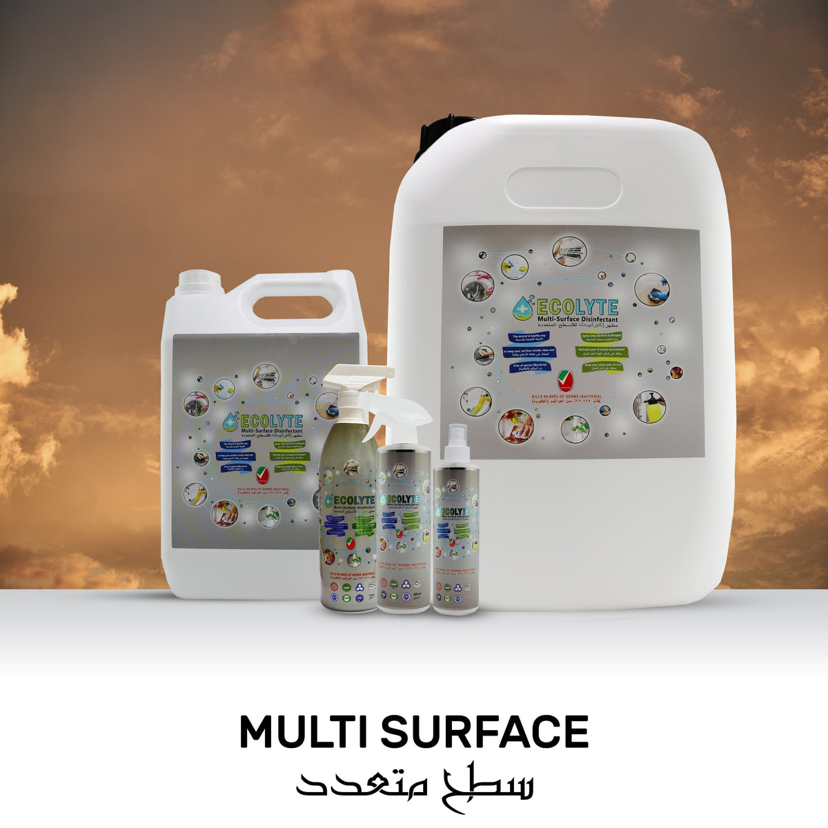 Ecolyte Multi-Surface Disinfectant - ECOLYTE+