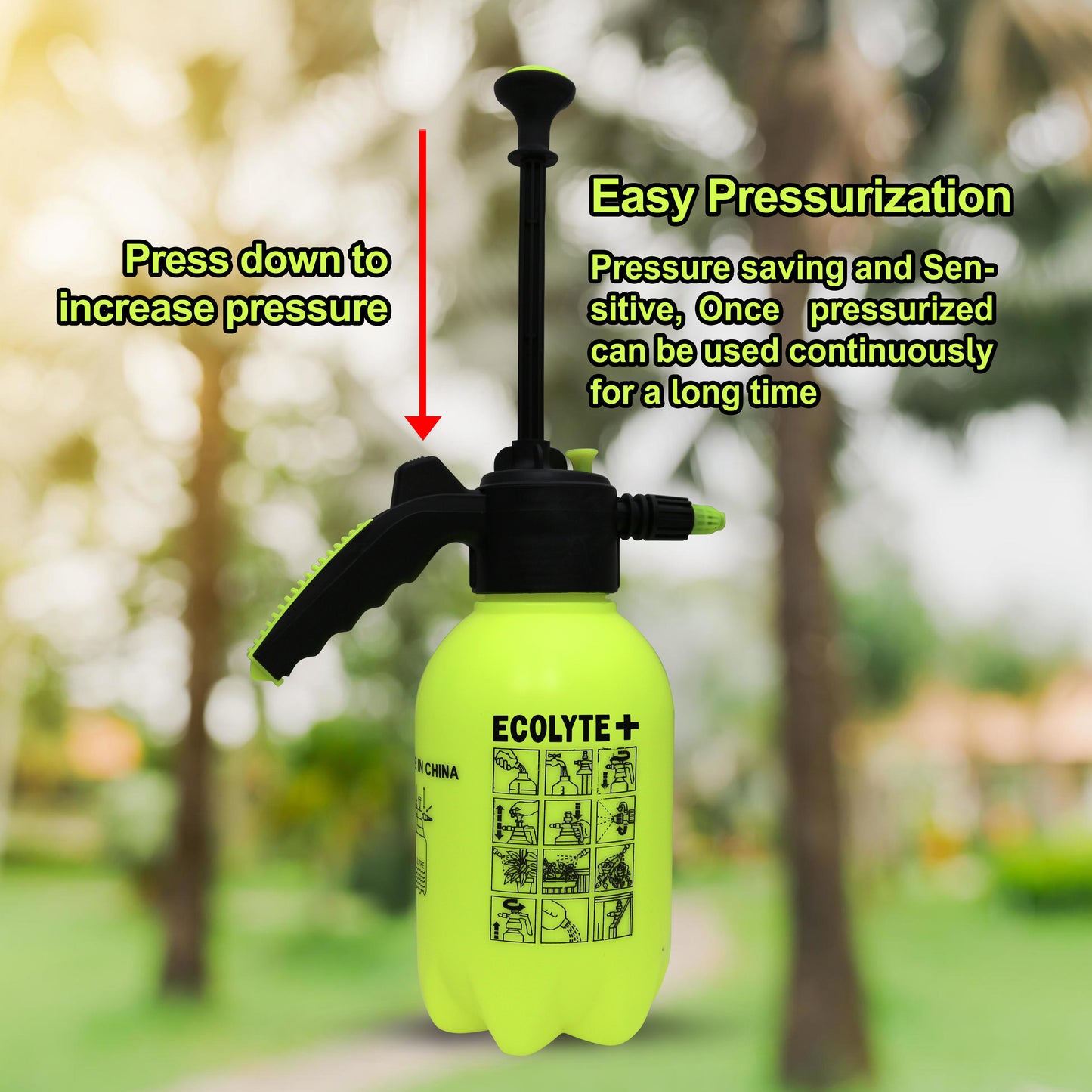 Garden Hand Pressure Sprayer - 2 Liter