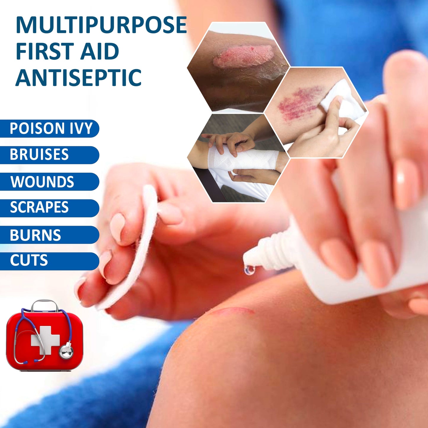 Isopropyl Alcohol + Vitamin E + Perfume, Antiseptic, Disinfectant, First Aid