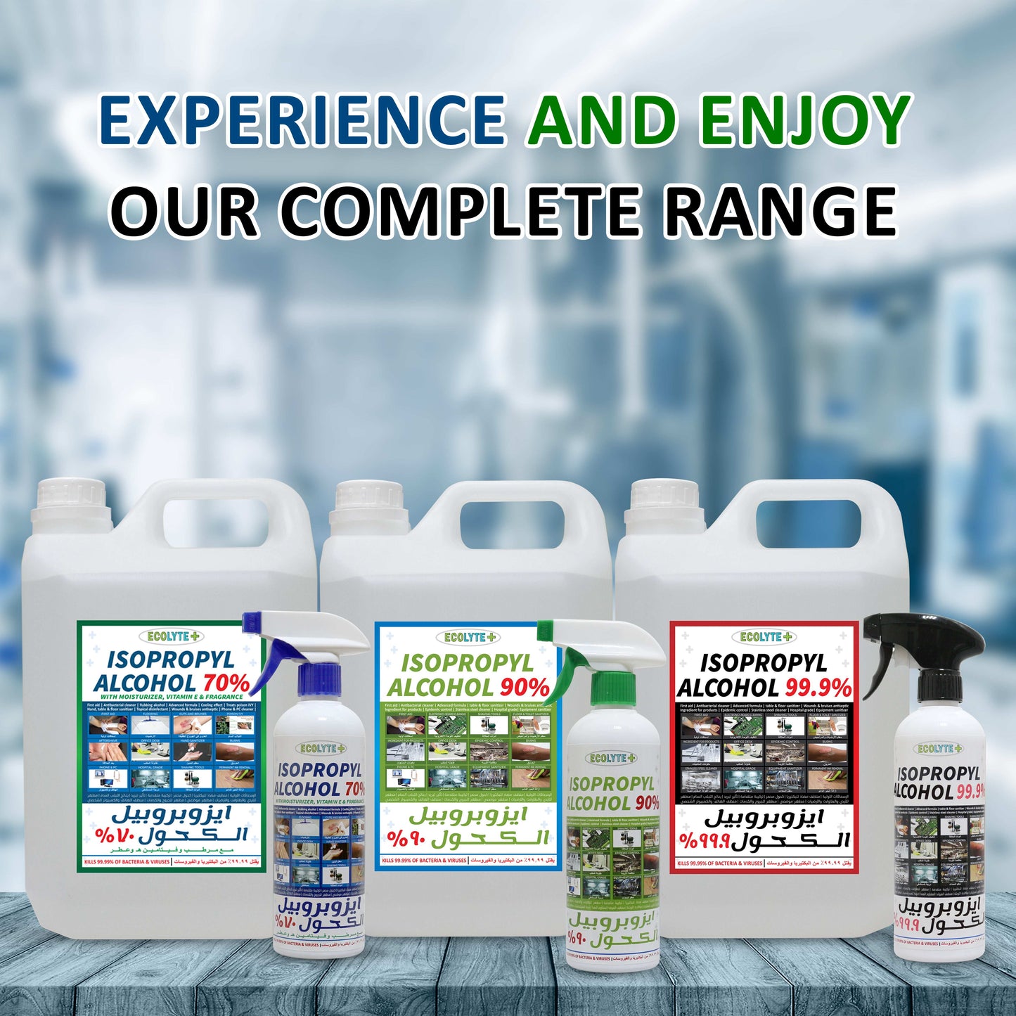 Isopropyl Alcohol + Vitamin E + Perfume, Antiseptic, Disinfectant, First Aid