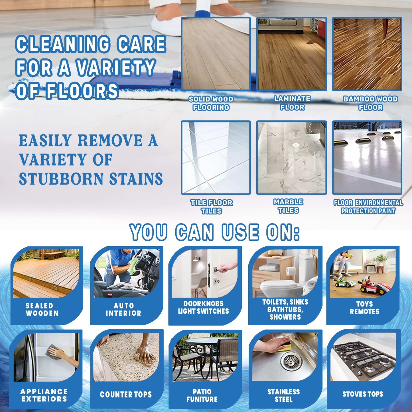 Floor Cleaner All Purpose Cleaner Plus Disinfectant