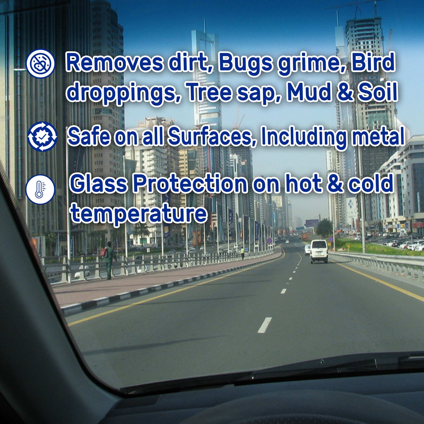 Premium Windshield Cleaner & Bug Remover