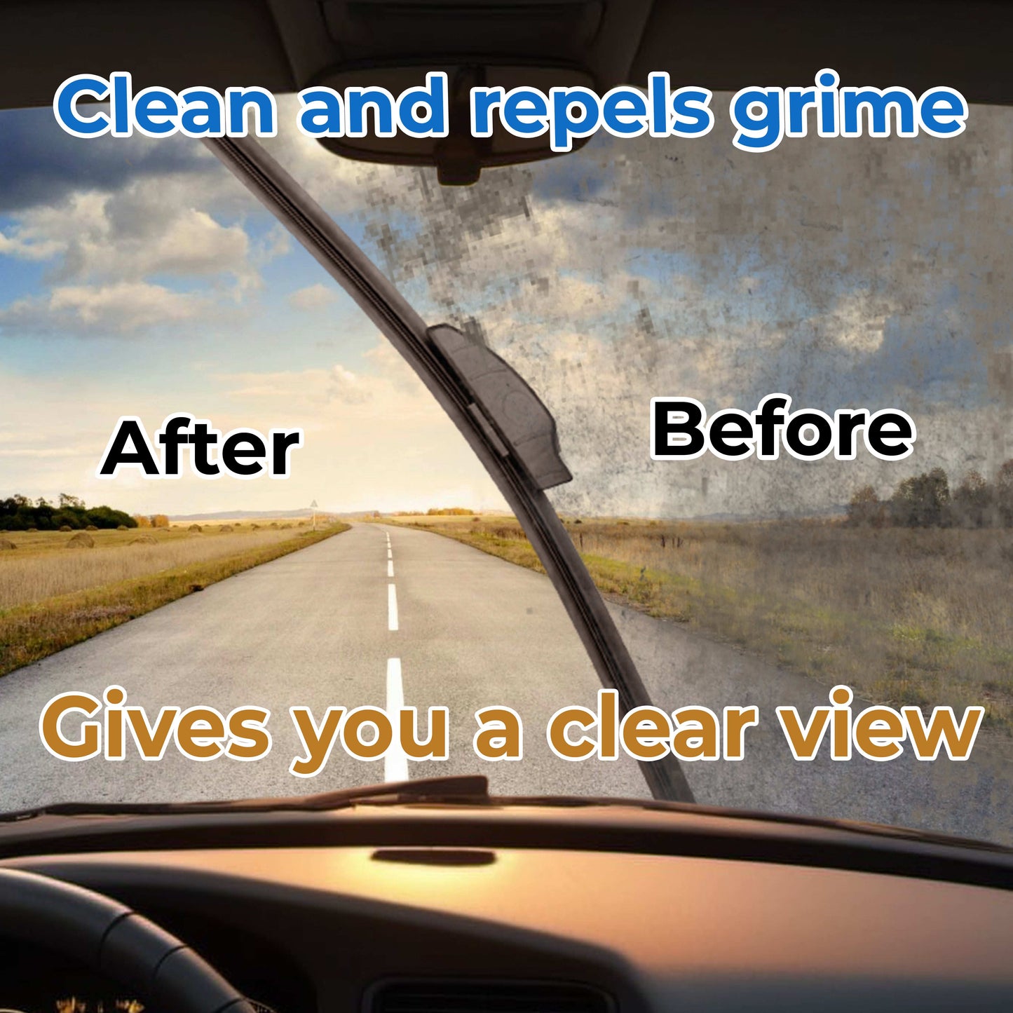 Premium Windshield Cleaner & Bug Remover