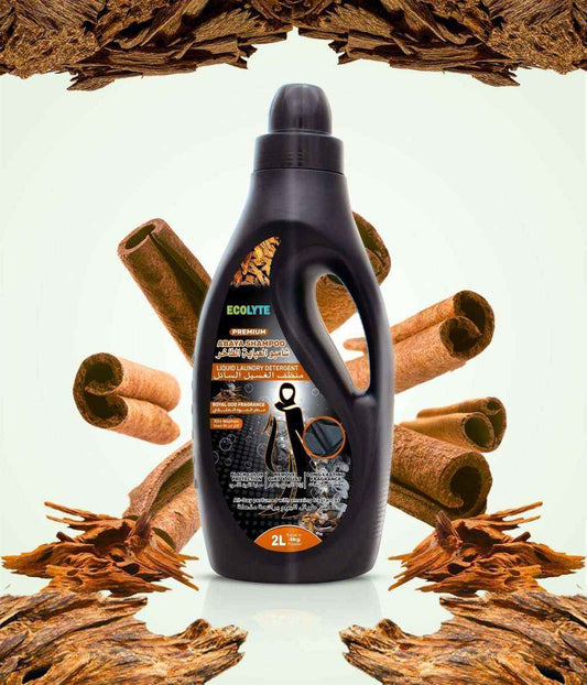 Premium Abaya Shampoo, Liquid Detergent, Color Protection, Perfect Cleanliness, Radiantly Black Gentle Fabric Care, Dirt Removal & Long Lasting Fragrance
