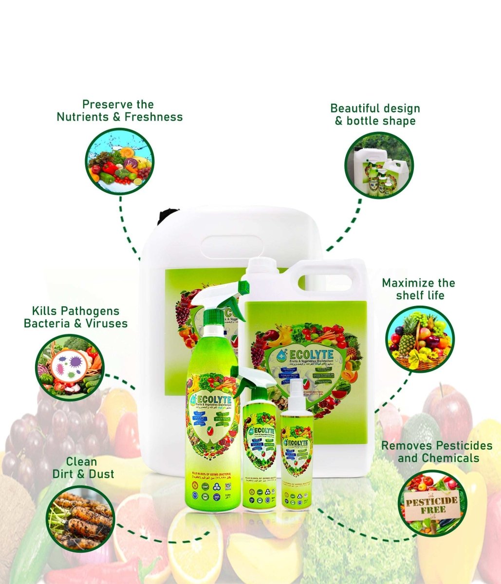 Fruits & Vegetables Disinfectant - Ecolyte Plus