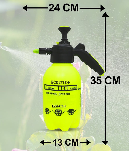 Garden Hand Pressure Sprayer - 2 Liter - Ecolyte Plus