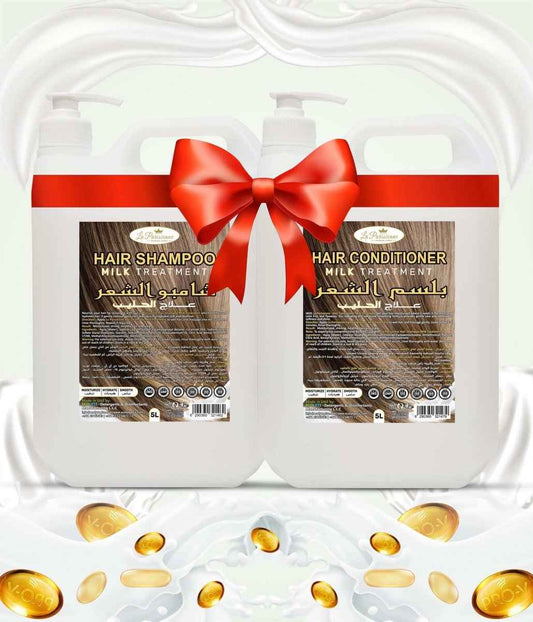 Hair Shampoo and Conditioner Set Bundle for Healthy, Shiny Hair