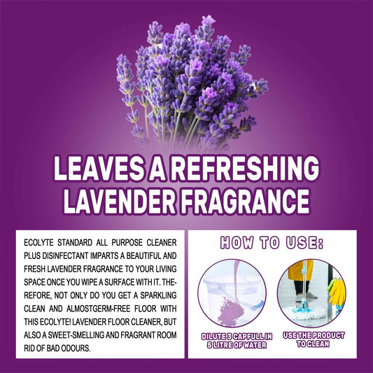 Standard Floor Cleaner Lavender - 5 Liter Supply for Fresh and Clean Floors