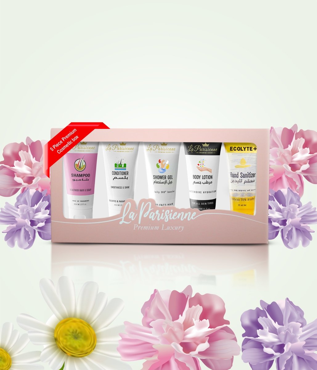 Travel Box, 30ML pack (Shampoo, Conditioner, Shower Gel, Body Lotion) - Ecolyte Plus