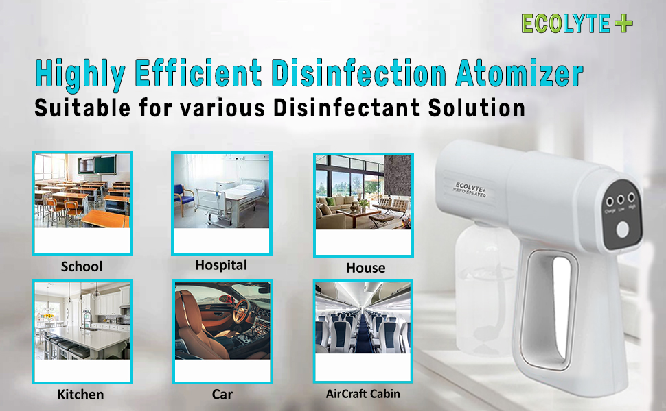 Revolutionizing Hygiene: Ecolyte+ Nano Spray Disinfectant Mist Gun