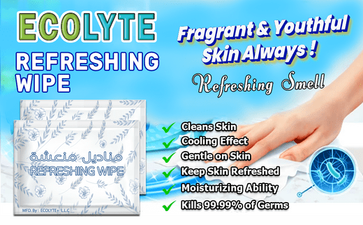Ecolyte+ Perfumed Antibacterial Wet Wipes – The Ultimate Hygiene Solution - Ecolyte Plus