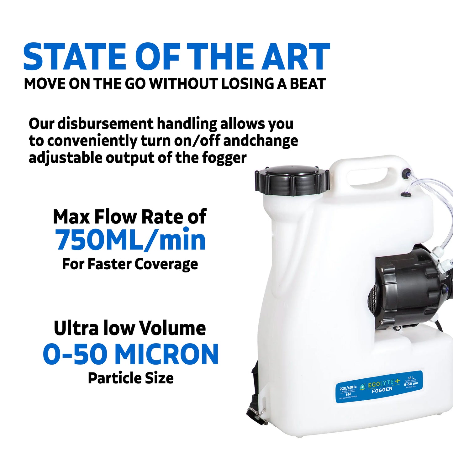 Ecolyte Fogger Machine for Effective Disinfection and Pest Control