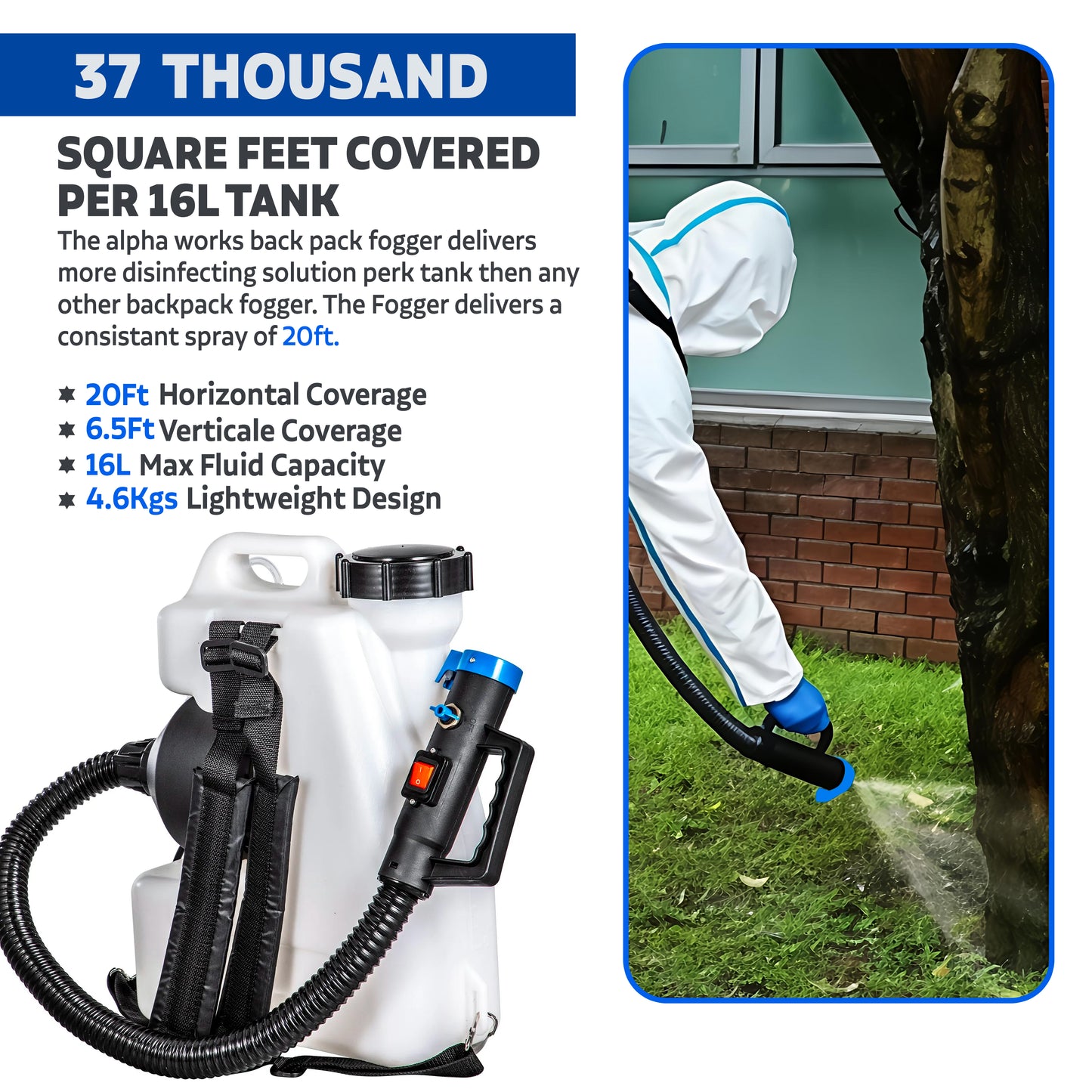 Ecolyte Fogger Machine for Effective Disinfection and Pest Control