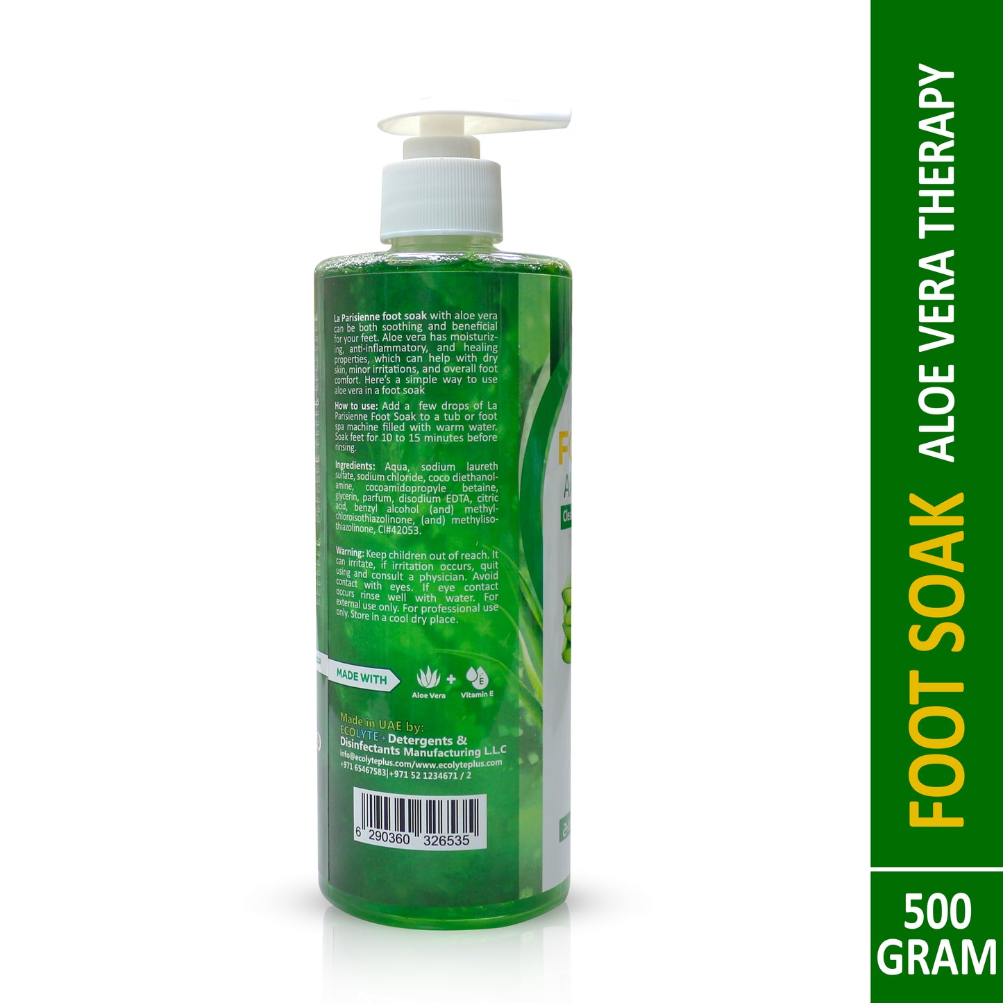 Foot Soak with Aloe Vera