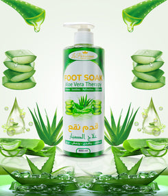 Foot Soak with Aloe Vera