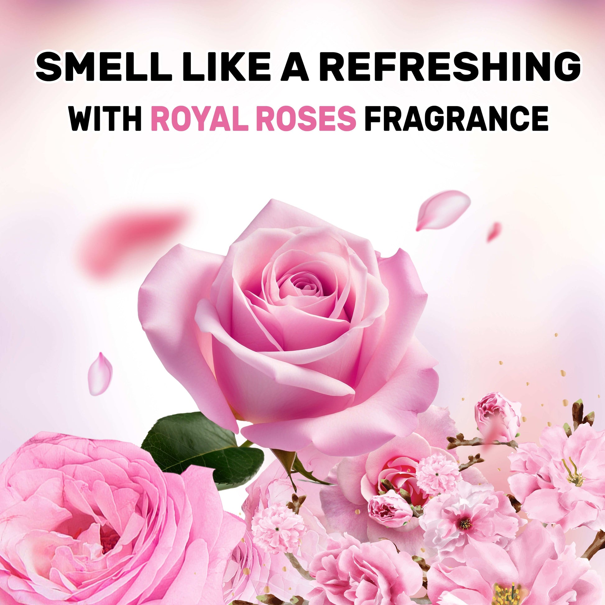Liquid Laundry Detergent - (Ocean Breeze, Spring Blossom, Morning Oud & Royal Roses) - 2 liter+2 liter+2 liter+2 liter, (Pack of 4)