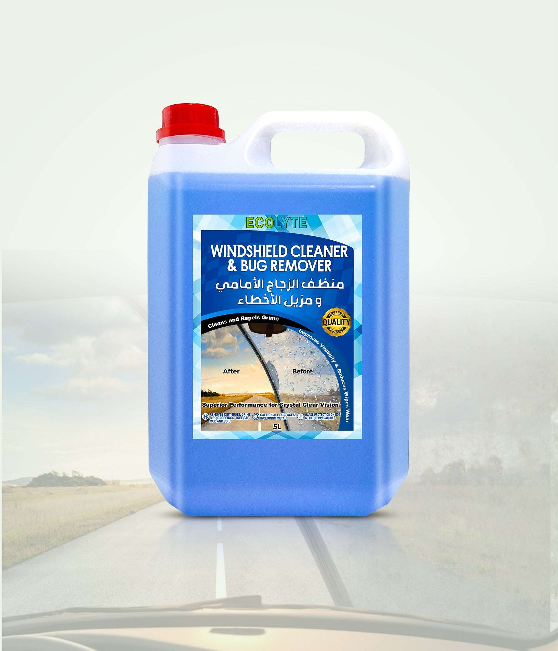 Premium Windshield Cleaner & Bug Remover