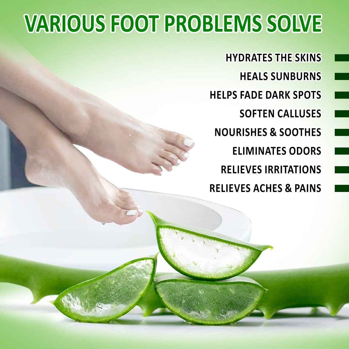 aloe vera plant for athlete's foot Foot Soak with Aloe Vera for Relaxation and Wellness