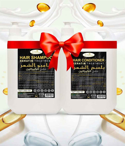 Hair Shampoo and Conditioner Set Bundle for Healthy, Shiny Hair